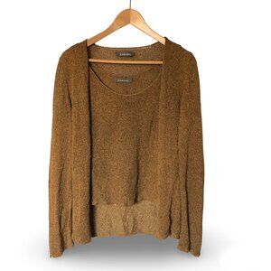 HARARI COPPER SWEATER SET M